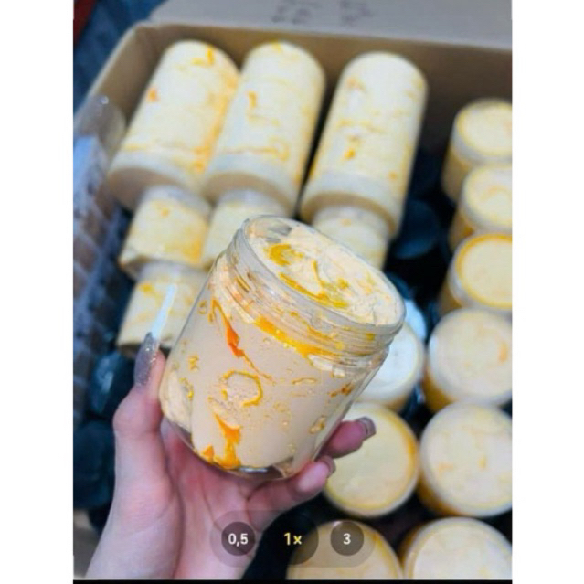 250g Kem body cốt dẽo trắng nhanh khử thâm ủ trắng nhanh,kem từ phôi mặt thái,kem body tẩy mạnh cho da ngâm đen chai lì