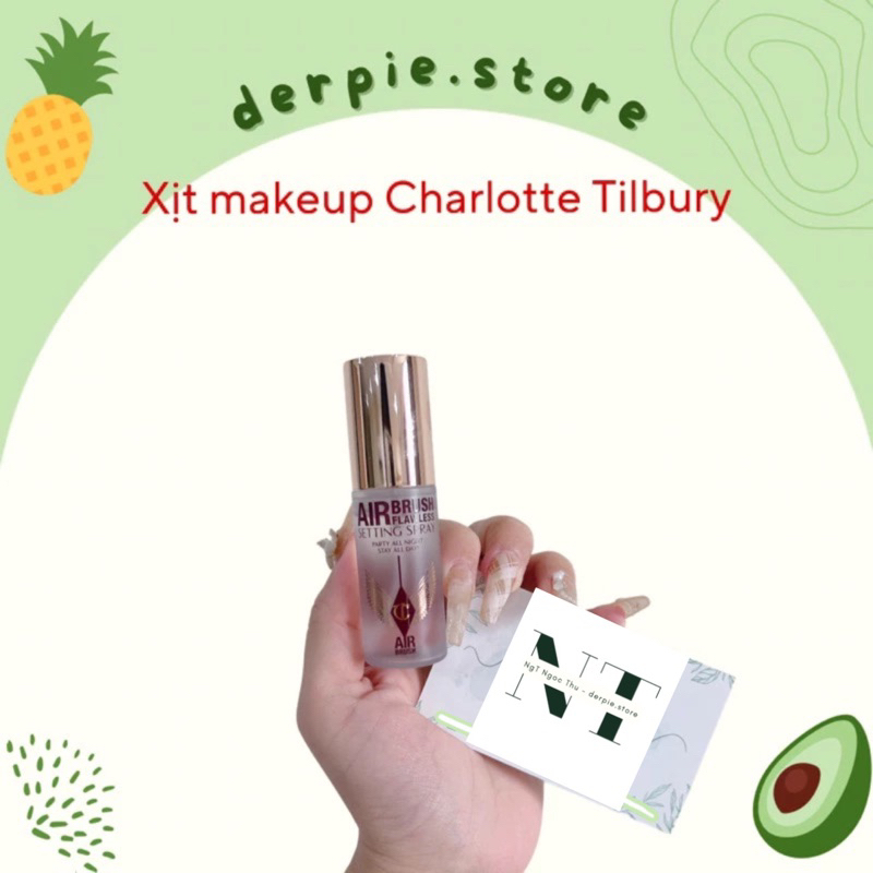 [ BILL US ] Xịt khoáng khoá nền / lớp makeup Charlotte Tilbury Airbrush ...