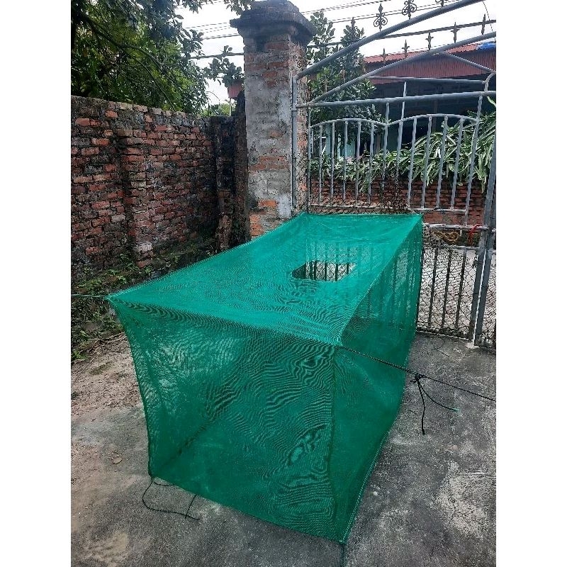 Tráng lồng vèo nuôi ếch ốc cá, có nắp 2x1x1, 2x2x, 3x2x1
