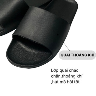 Dép quai ngang unisex cao cấp, đúc nguyên khối,rất nhẹ,êm chân siêu bền ,chống trơn trượt cực tốt