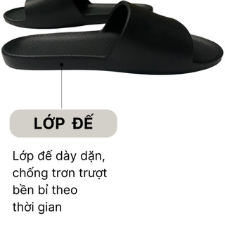 Dép quai ngang unisex cao cấp, đúc nguyên khối,rất nhẹ,êm chân siêu bền ,chống trơn trượt cực tốt