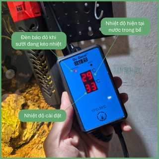 Sưởi Cao Cấp HZQ5 - Sử Dụng Cho Bể Cá Cảnh, Thủy Sinh