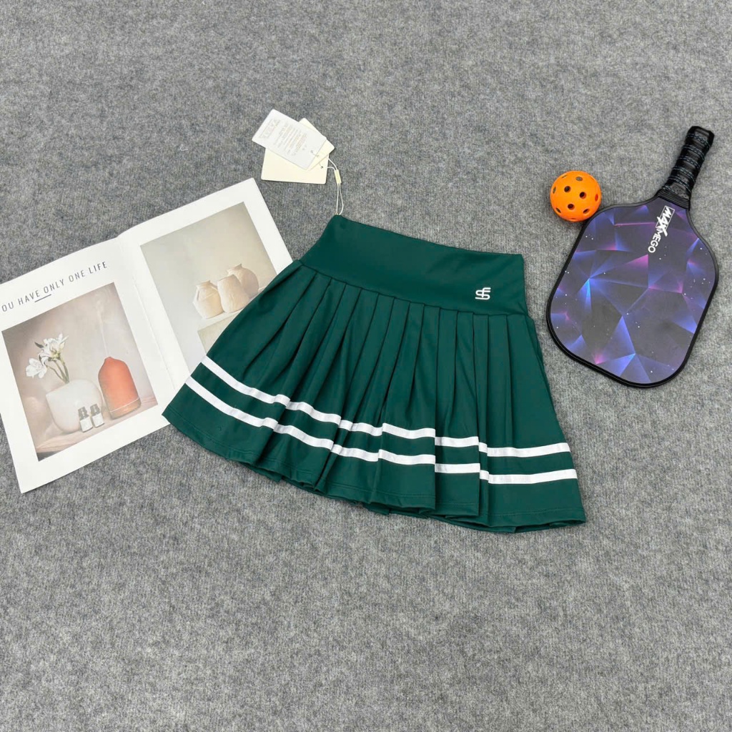 Váy xếp ly hai lớp thể thao nữ, Váy Pickleball, Tennis, Golf, Cầu lông... Hàng Cao Cấp