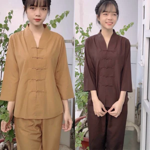 Bà Lai Nút Cây Trơn Nữ # Đồ Lam Đi Chùa #quanaodichua#dolamdichua#quanaonu#dolamnu#donuxinh