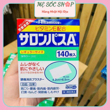 [Nội Địa Nhật] Cao Dán, Miếng Dán Salonpas Hisamitsu Nhật Bản 7 gói x 140 miếng