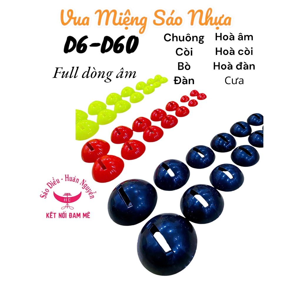 miệng sáo nhựa d8-d60 siêu nhẹ cao cấp  chống đâm bổ va đập huân nguyễn