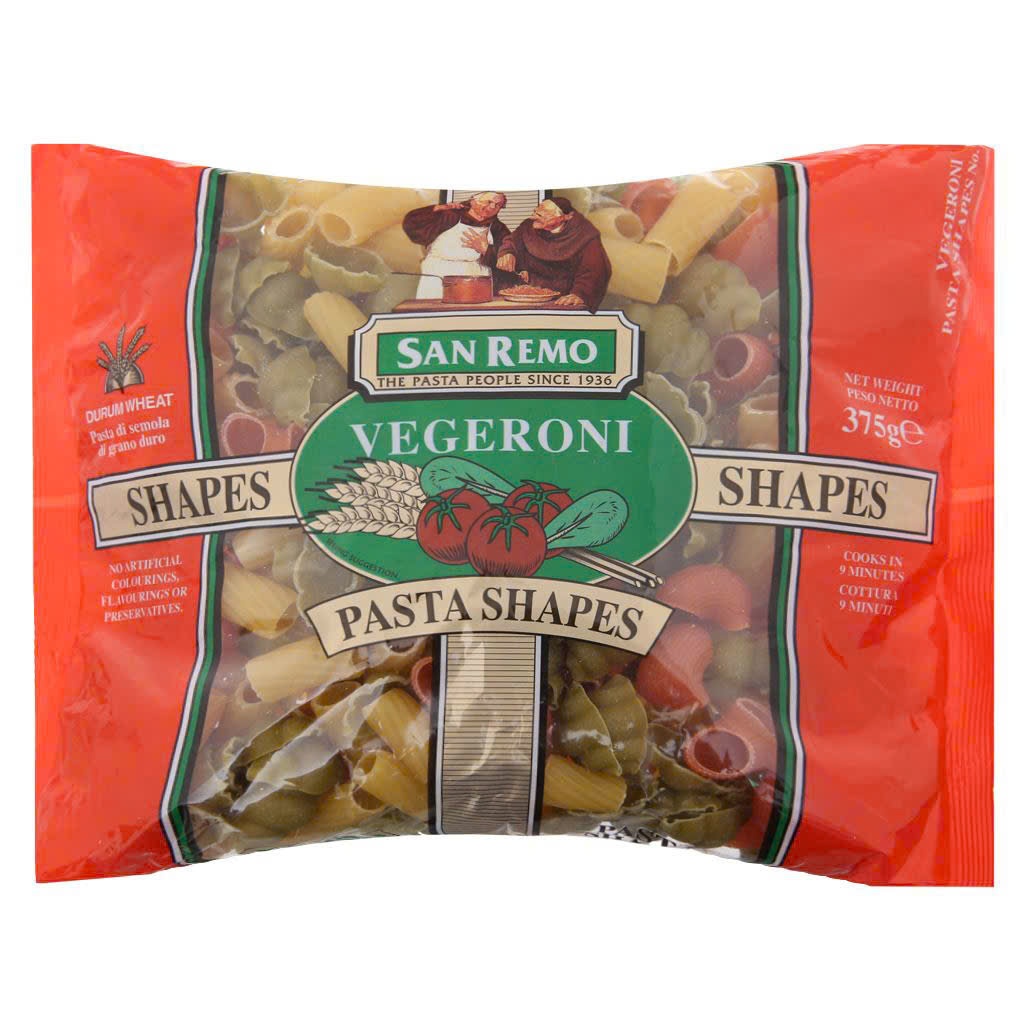 Nui rau củ Shapes San Remo gói 375g | Shopee Việt Nam