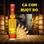 01 Chai 60N Chai Thuỷ Tinh 250ml Nước Mắm Tĩn Cá Cơm Ruột Đỏ Nước Mắm Truyền Thống Sạch