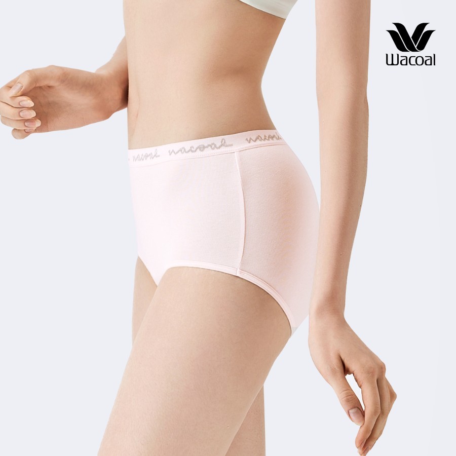 Quần lót Wacoal IIP3508 cotton lưng cao dưới rốn màu pastel trẻ trung năng động - IP3508
