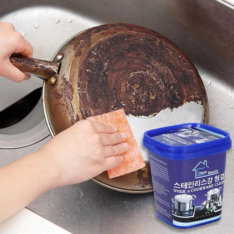 Kem tẩy rửa xoong nồi đa năng Hàn Quốc,Bột Tẩy Rửa Đa Năng Làm Trắng Nồi, Chảo, Sàn Nhà Tắm,nhà Bếp
