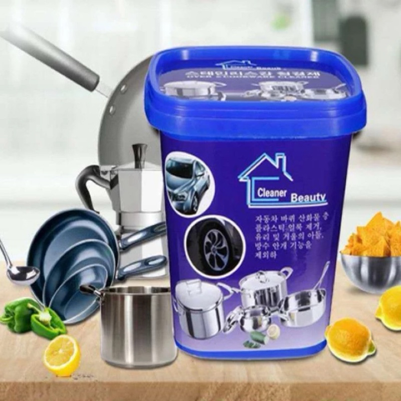 Kem tẩy rửa xoong nồi đa năng Hàn Quốc,Bột Tẩy Rửa Đa Năng Làm Trắng Nồi, Chảo, Sàn Nhà Tắm,nhà Bếp