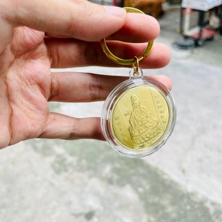 🌸BÁN CHẠY🌸 Đồng Xu Quan Âm Bồ Tát Phong Thuỷ May Mắn Tặng Kèm Túi Gấm