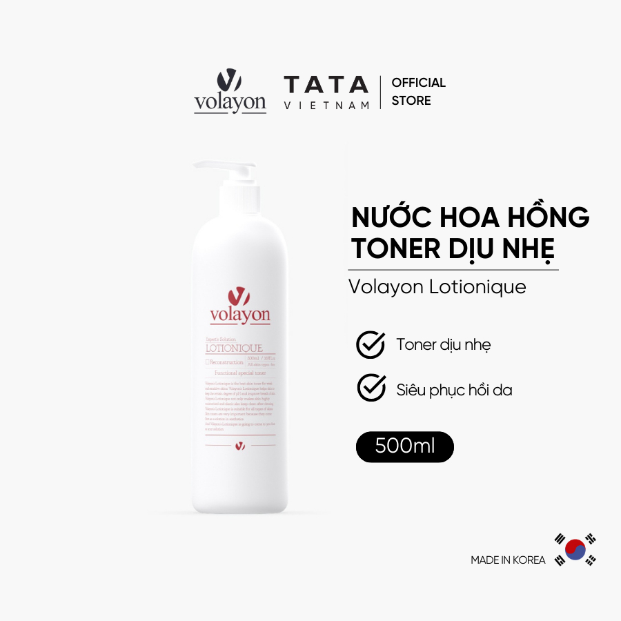 Ảnh Nước Hoa Hồng Toner Volayon Lotionique 500ml/100ml 2