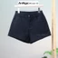 Quần short jean nữ co giãn lưng cao chất jean cotton co giãn dày dặn Anngo - AT429