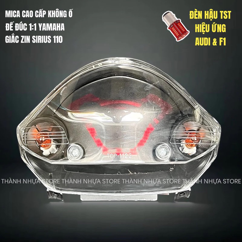 [HÃNG TNS] Đèn hậu Sirius TST hiệu ứng Audi Stop F1 - Choá đèn TST Sirius cao cấp