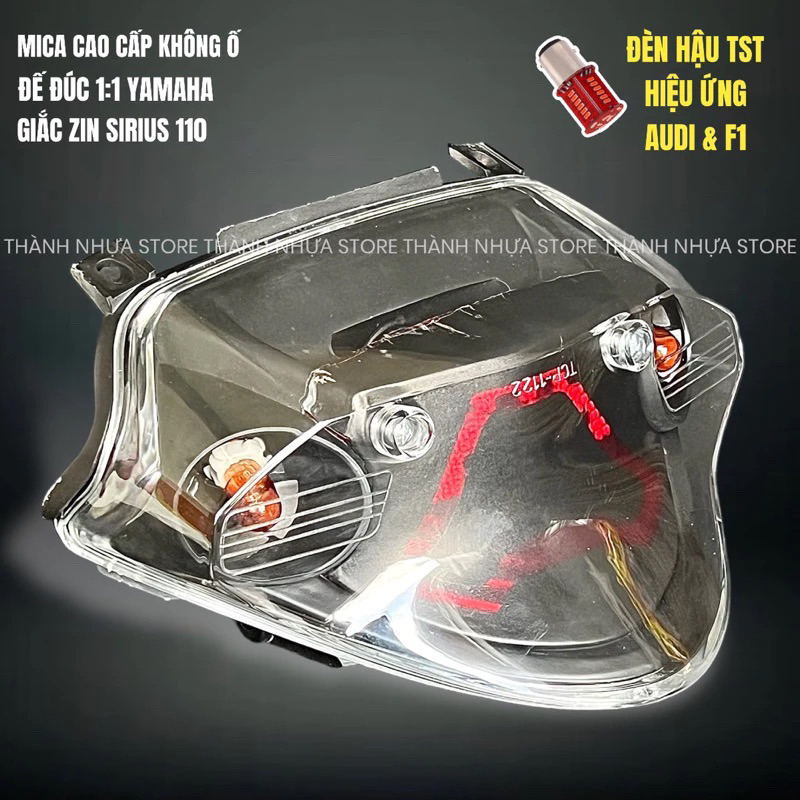 [HÃNG TNS] Đèn hậu Sirius TST hiệu ứng Audi Stop F1 - Choá đèn TST Sirius cao cấp