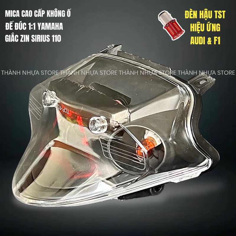 [HÃNG TNS] Đèn hậu Sirius TST hiệu ứng Audi Stop F1 - Choá đèn TST Sirius cao cấp
