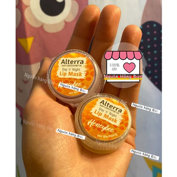 Mặt nạ ngủ Ủ môi mật ong hữu cơ khử thâm môi Alterra Đức dưỡng làm hồng môi, khử thâm môi - Nguồn hàng Đức