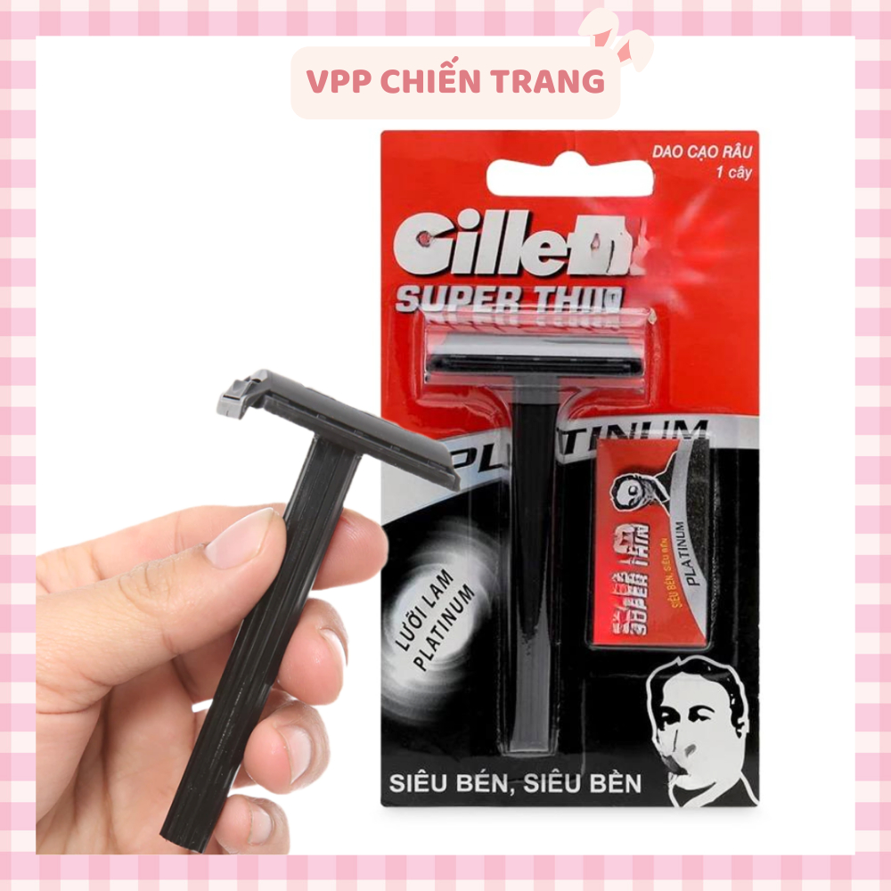 Dao cạo râu supper thin lưỡi lam sắc bén, bàn cạo grillettee cạo êm ...