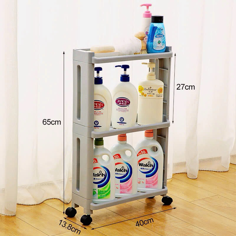 Kệ nhựa để đồ chai lọ Khe Hẹp 15cm 3 Tầng COZY HOME để đồ nhà tắm nhà vệ sinh mỹ phẩm tiết kiệm không gian