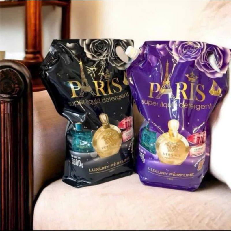Nước Giặt Paris (Túi 3,6kg) Chính Hãng Hương Nước Hoa Pháp - Giặt Xả 5 in 1, Đậm đặc, Lưu hương lâu, Mềm vải, nhiều bọt