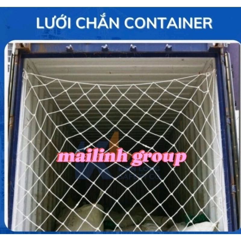 Com bo 10 tấm lưới container , lưới chắn trước cửa thùng xe tải , lưới ...