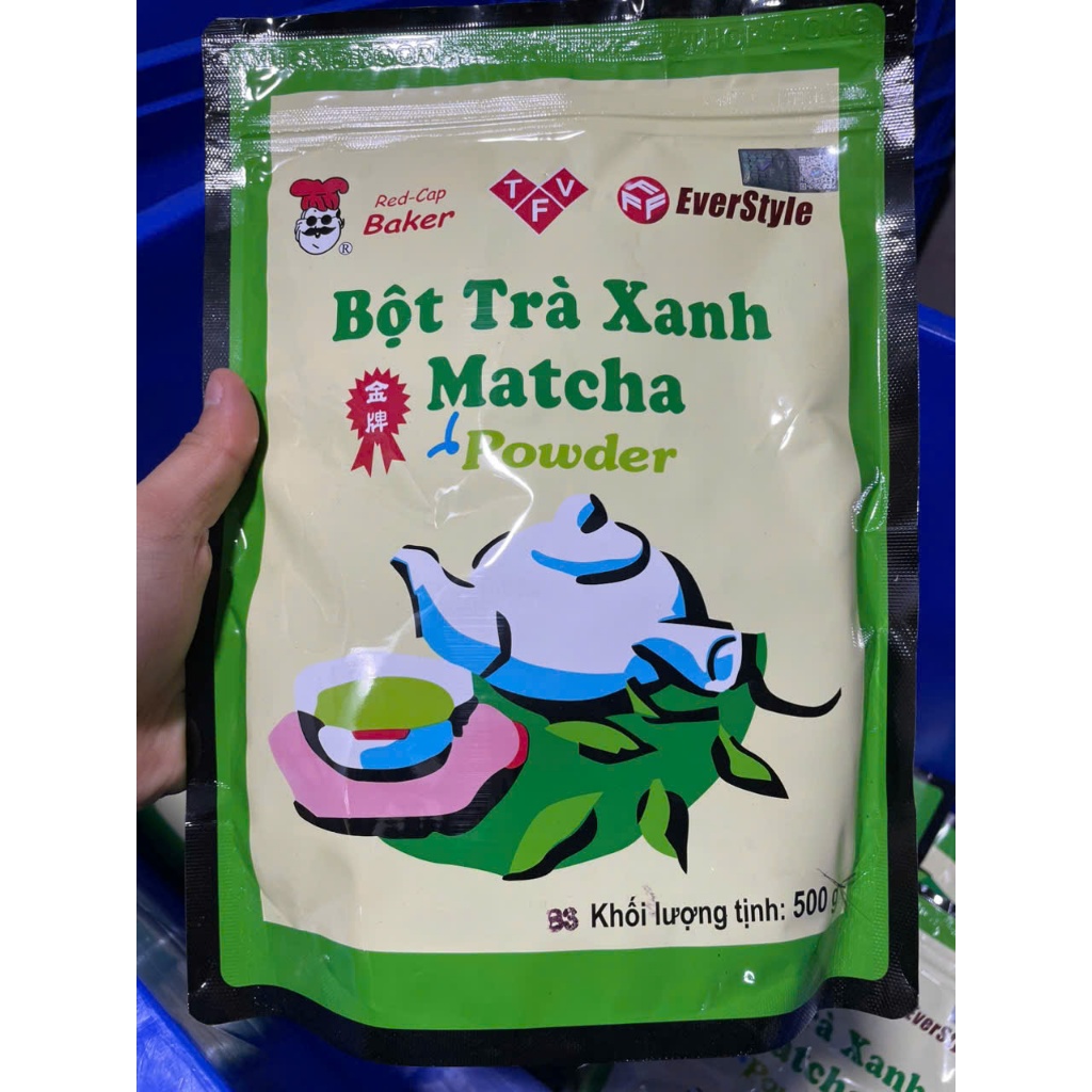 Bột trà xanh Matcha Đài Loan Everstyle bịch 500g (Chiết Lẻ 100G ...