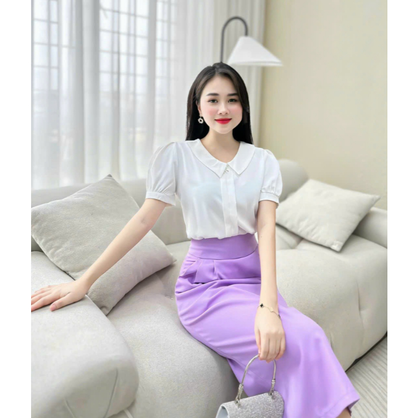 Chân Váy Bút Chì Cạp Cao Che Khuyết Điểm Bụng Bản Cao Cấp 2 Lớp SHOPNGOCTRANG19 CV05