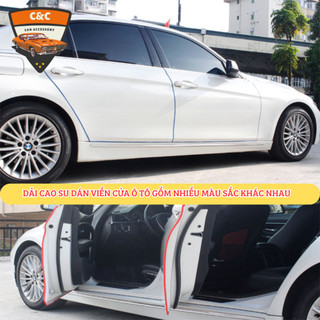 Dải cao su dán mép cửa ô tô chữ U giảm va chạm, trầy xước cửa xe. Gioăng Nẹp cửa xe hạn chế tiếng ồn