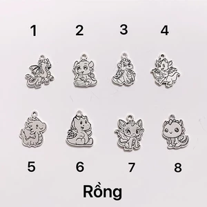 Charm Con Giáp Bằng Bạc Gắn Vào Lắc Trẻ Em - Minh Canh Jewelry
