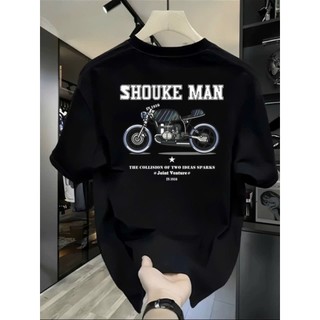 Áo thun phông nữ nam form rộng chất liệu cotton 100% thoáng mát thấm hút mồ hôi in hình xe máy