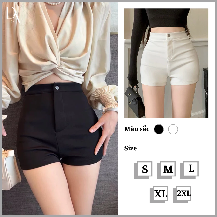 Quần Đùi Nữ Cạp Cao