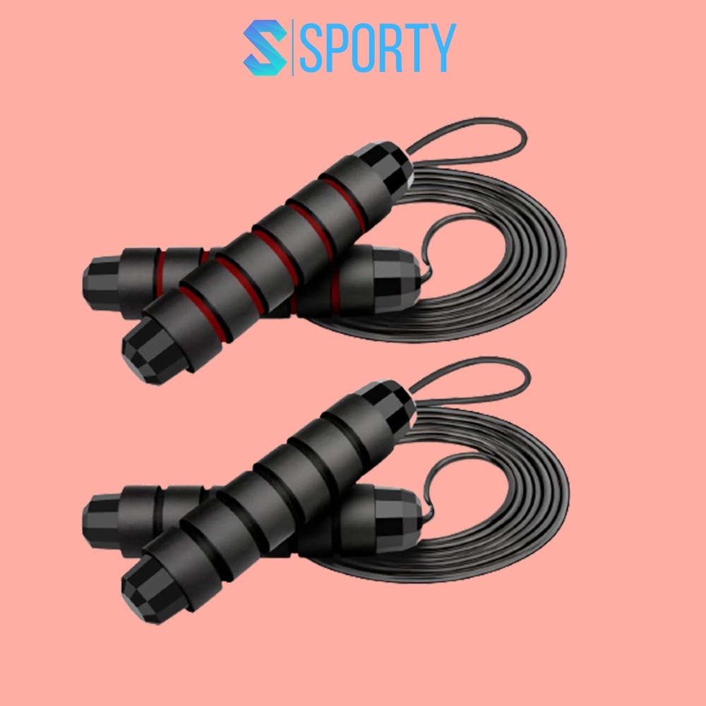 Dây nhảy giảm cân SPORTY, tập thể thao TS36 thể lực giảm cân giảm mỡ bụng, lõi thép siêu bền
