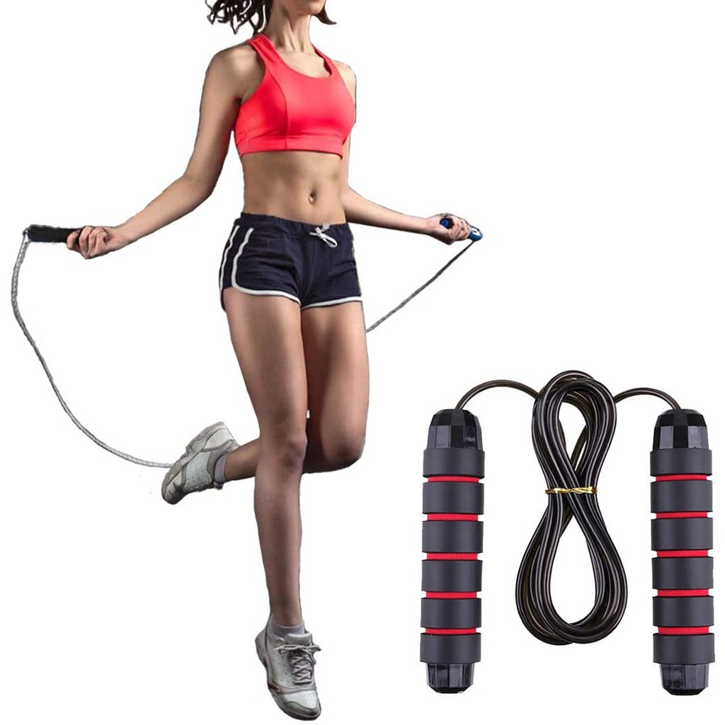 Dây nhảy giảm cân SPORTY, tập thể thao TS36 thể lực giảm cân giảm mỡ bụng, lõi thép siêu bền
