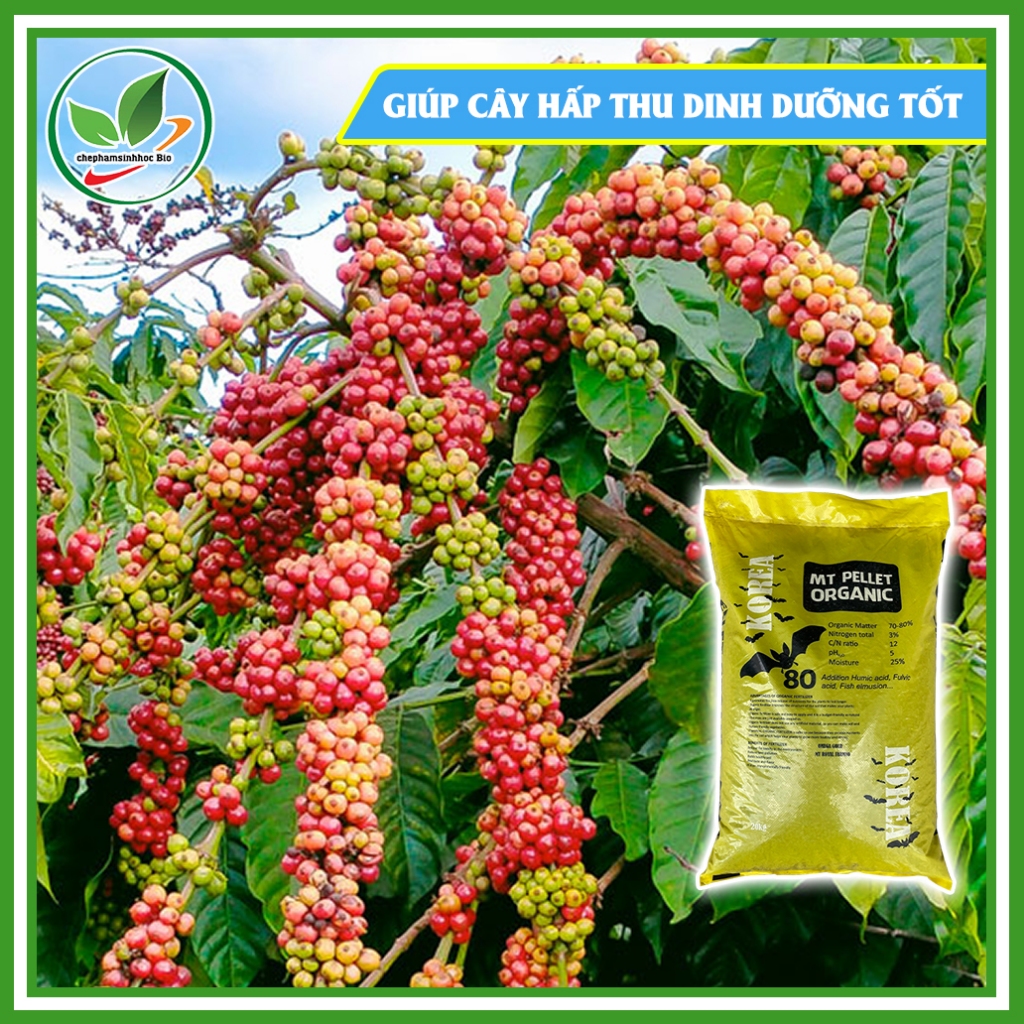 [Bao 20kg] Phân gà hữu cơ Hàn Quốc dạng viên nén, thích hợp sử dụng cho cây trồng, rau, củ, quả.