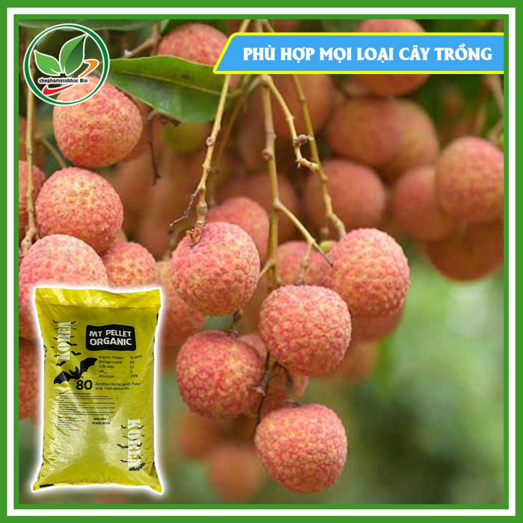 [Bao 20kg] Phân gà hữu cơ Hàn Quốc dạng viên nén, thích hợp sử dụng cho cây trồng, rau, củ, quả.
