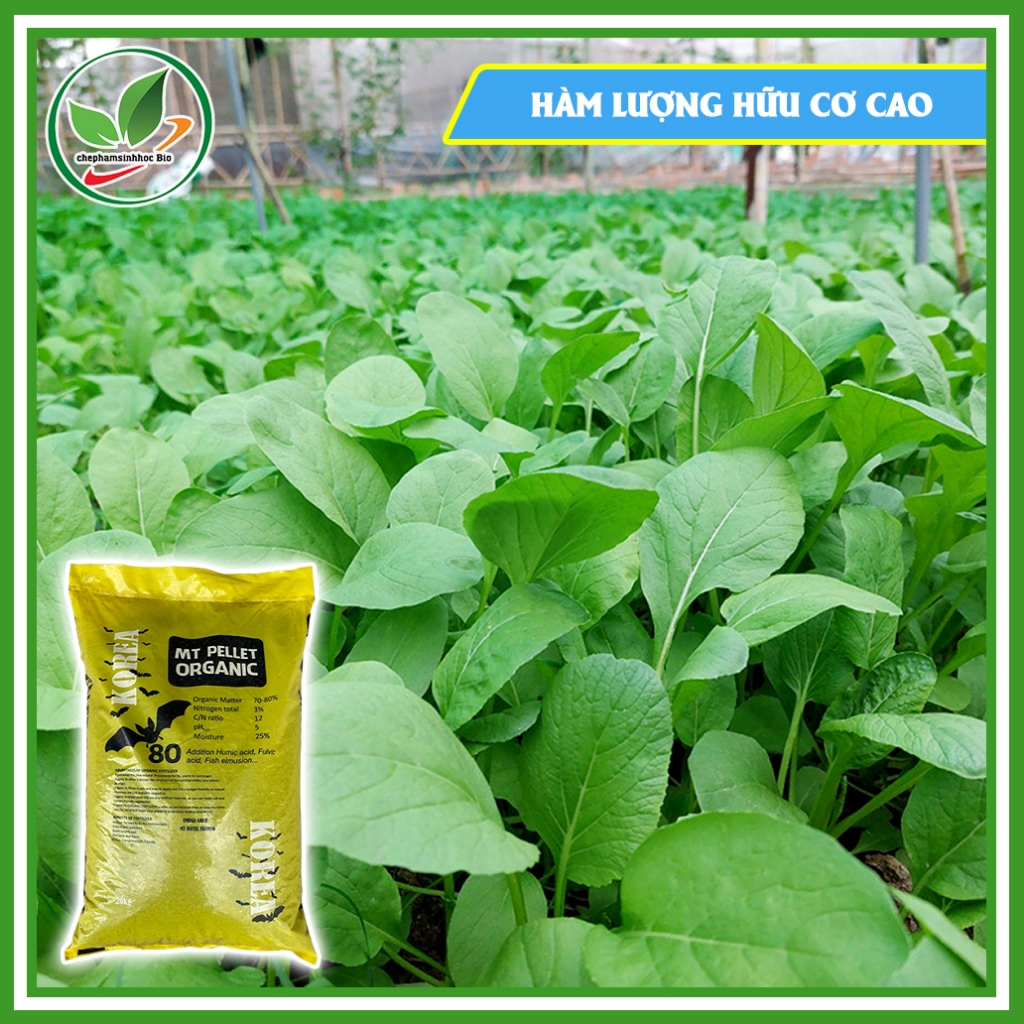 [Bao 20kg] Phân gà hữu cơ Hàn Quốc dạng viên nén, thích hợp sử dụng cho cây trồng, rau, củ, quả.
