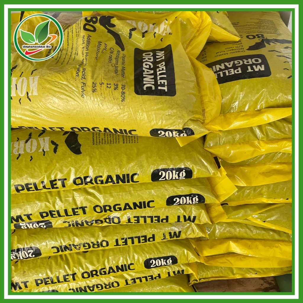 [Bao 20kg] Phân gà hữu cơ Hàn Quốc dạng viên nén, thích hợp sử dụng cho cây trồng, rau, củ, quả.