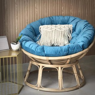 Ghế lười thư giãn Papasan 1m2 giả mây phòng ngủ cho bé, decor ban công, trang trí phòng khách