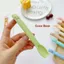 Thìa ăn dặm Cocobear, Thìa ăn dặm silicone nhiều màu tiện dụng cho bé từ 5m