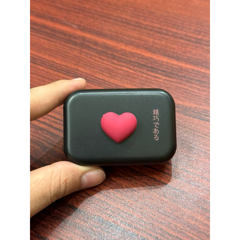 khay đơn mini trái tym hồng