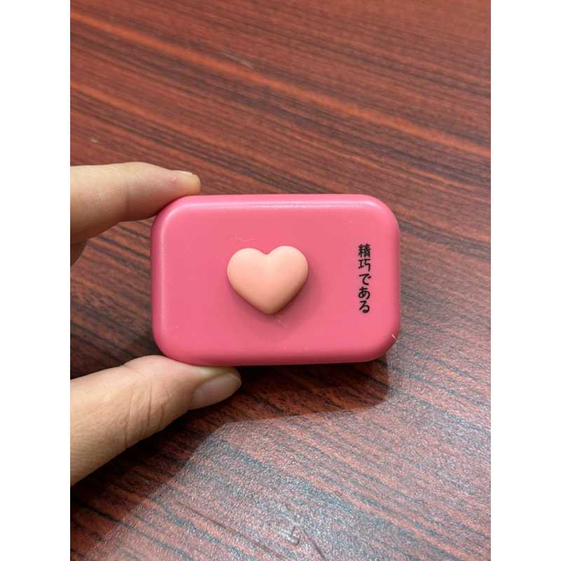 khay đơn mini trái tym hồng