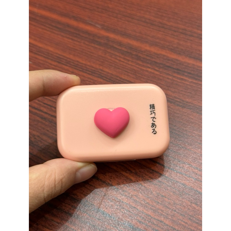 khay đơn mini trái tym hồng