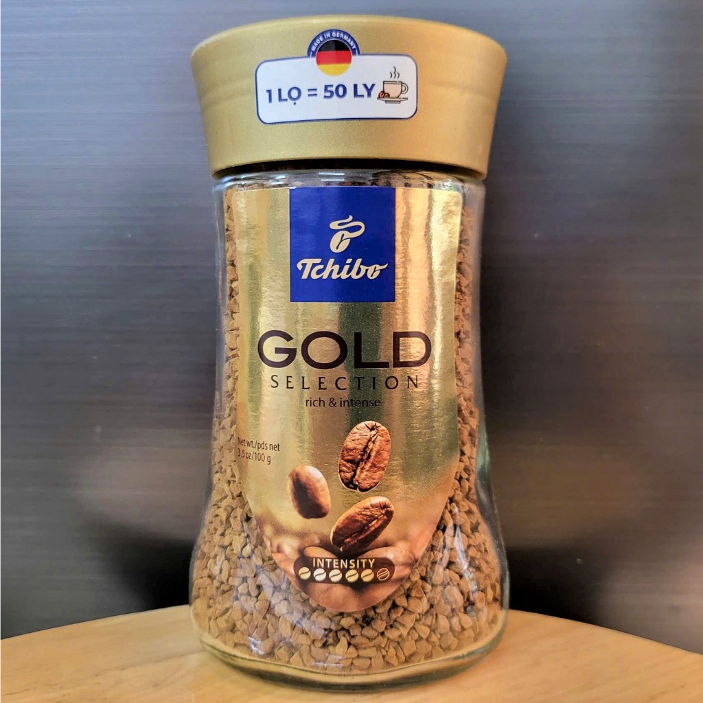 TCHIBO - Lọ TT GOLD 100g - CÀ PHÊ HÒA TAN / ĐỨC / Rich & Intense Gold ...