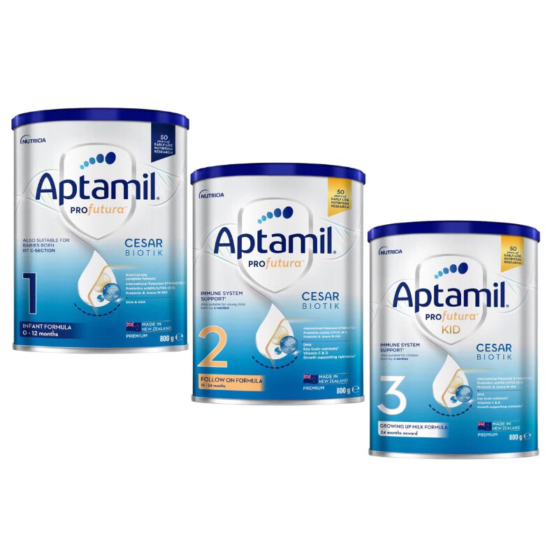 Sữa Aptamil nhập khẩu nguyên hộp New Zealand số 1,2,3