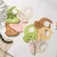 Yếm Ăn Dặm Cocobear Tootie Có Máng Hứng, Yếm Tootie Ăn Dặm Phong Cách Hàn Quốc Chống Thấm Dễ Vệ Sinh