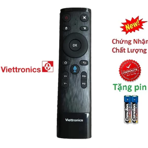 tay điều khiển remote từ xa tv viettronics chuột bay và giọng nói-kèm pin
