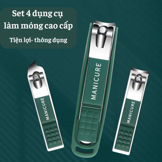 Bộ Bấm Móng Tay 6 Món Mutelove Đa Năng Cao Cấp Kèm Hộp Đựng