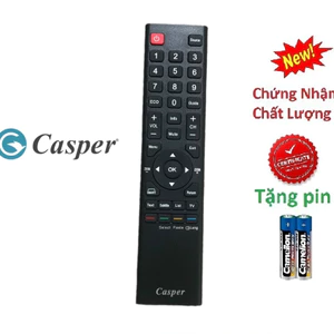 Điều khiển tivi casper mẫu dài hàng tốt - Tặng kèm pin !
