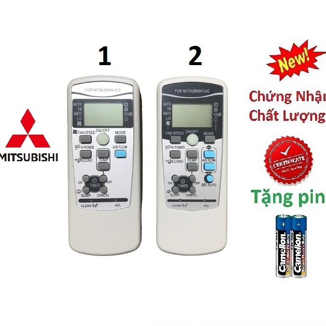 Remote điều khiển điều hòa máy lạnh Mitsubishi Heavy SRK09CMP hàng mới 100%